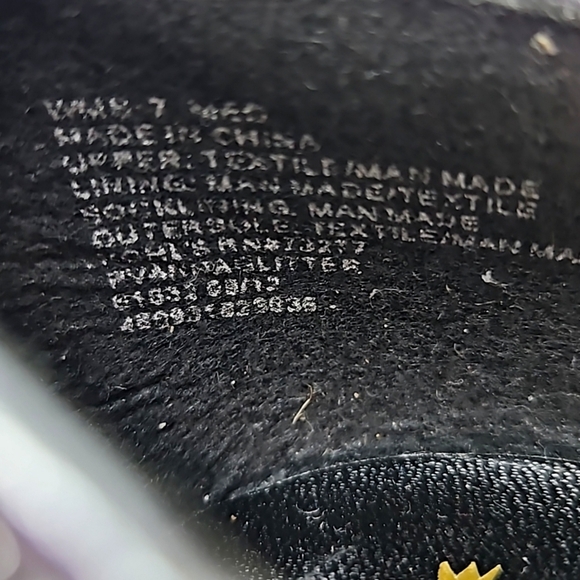 Vera Wang Princess Black & Silver Heels Size 7 - Picture 4 of 8